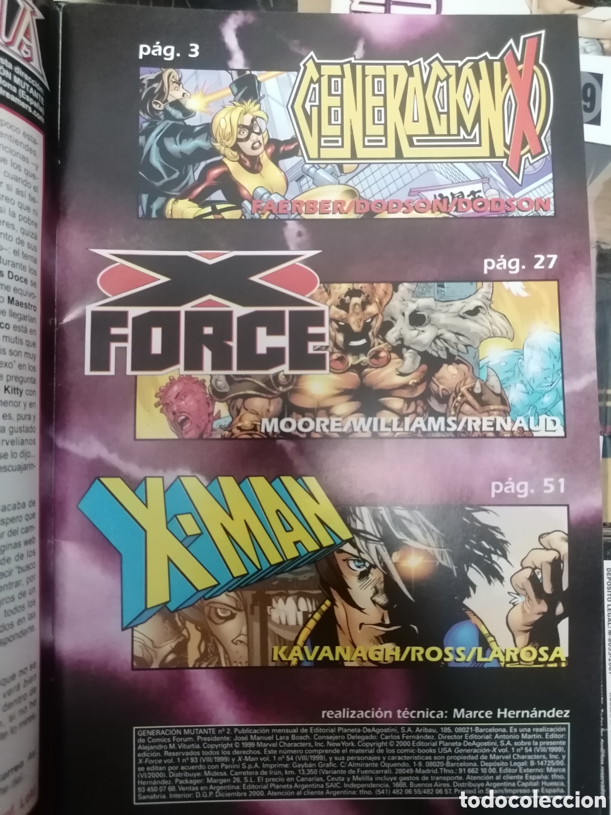 C&oacute;mics: Generaci&oacute;n mutante. N&uacute;mero 2. Grapa - Foto 3
