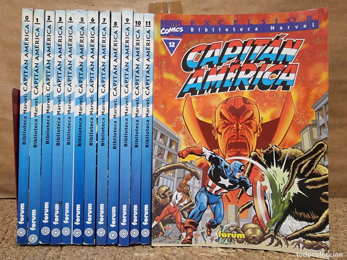 C&oacute;mics: Biblioteca Marvel.Capitan America.Lote 13 comics.Forum - Foto 1