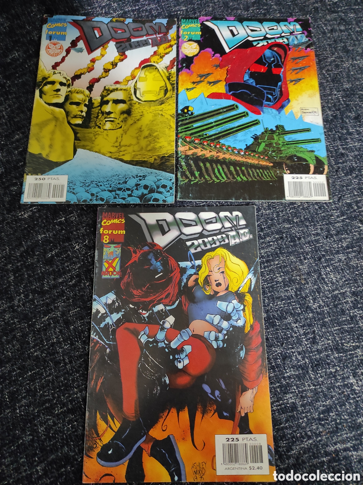 C&oacute;mics: DOOM 2099 A.D -LOTE DE 3 EJEMPLAES -ED. FORUM -COLECCION DE 10 N&Uacute;MEROS - Foto 1