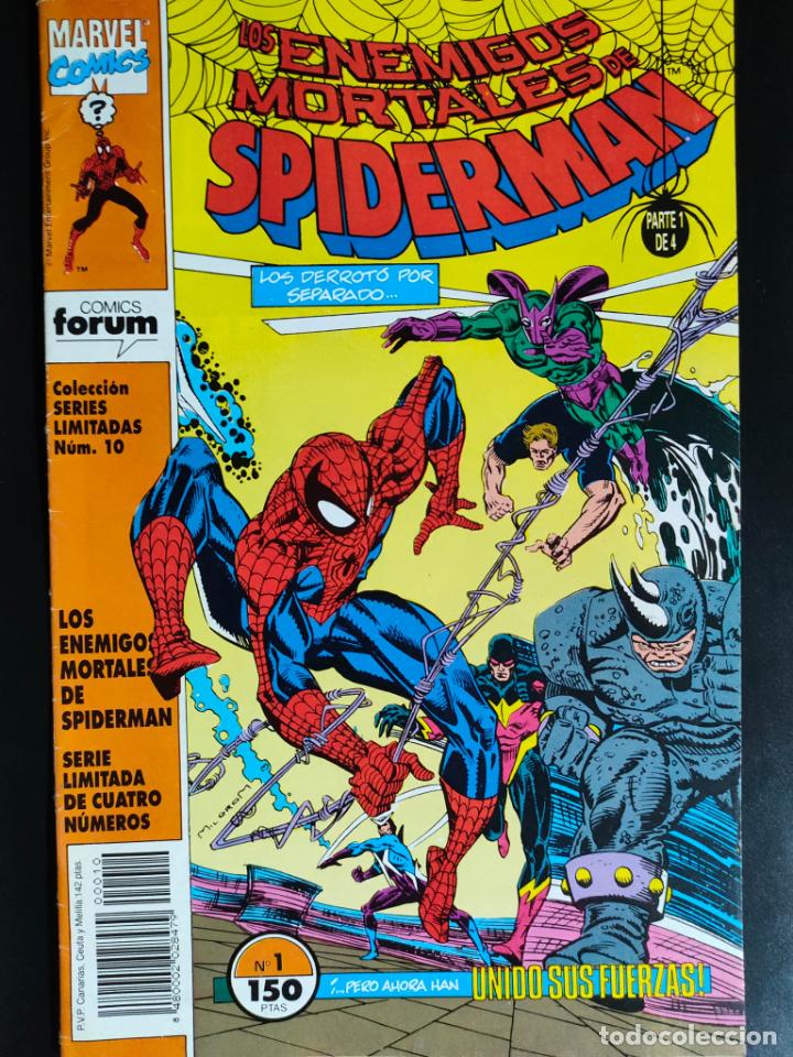 C&oacute;mics: LOS ENEMIGOS MORTALES SPIDERMAN 1 - Foto 1