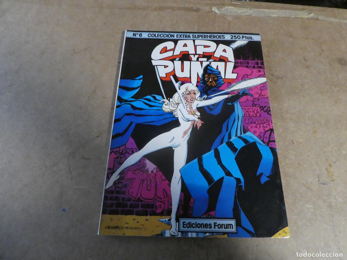 C&oacute;mics: colecci&oacute;n extra superh&eacute;roes n&ordm; 6 de forum, capa y pu&ntilde;al - Foto 1