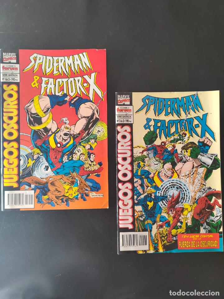 C&oacute;mics: SPIDERMAN & FACTOR X NUMEROS 1 Y 2 DE 3 - Foto 1