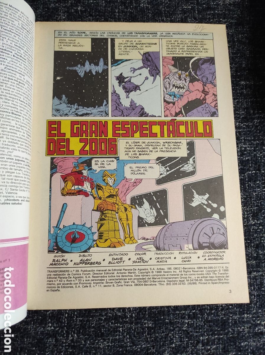 C&oacute;mics: TRANSFORMERS N&ordm; 39 -ED. FORUM - Foto 2