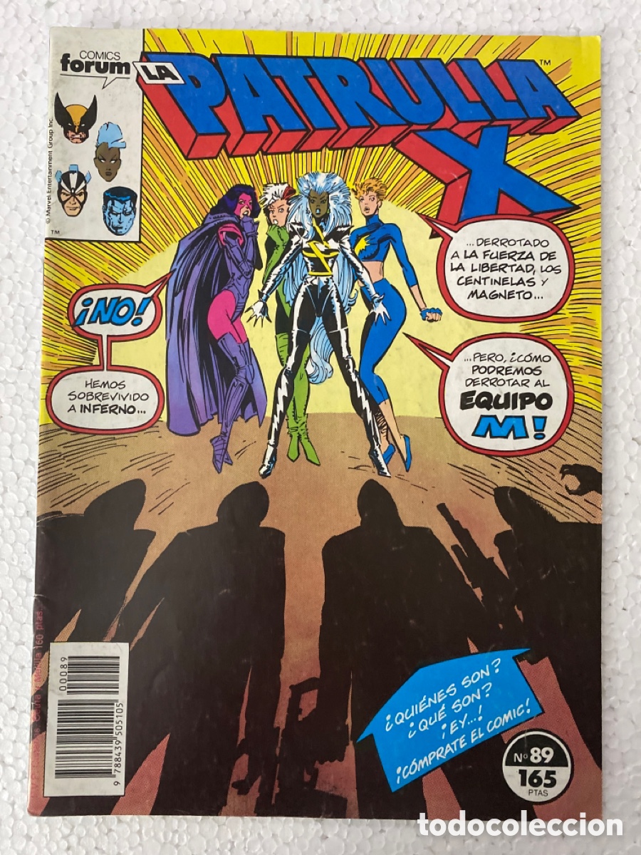 C&oacute;mics: PATRULLA X #89 Vol1 FORUM 1&ordf; edici&oacute;n. - Foto 1