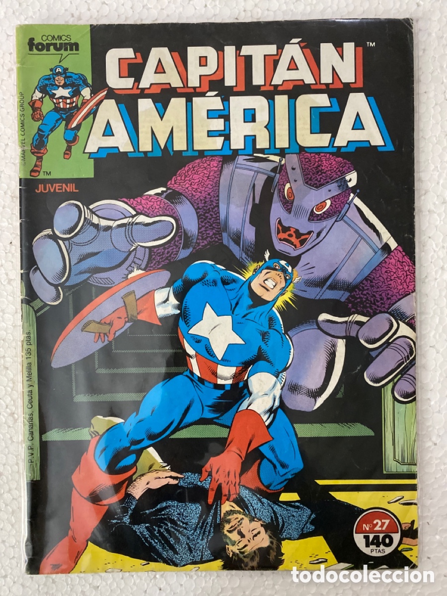 C&oacute;mics: CAPIT&Aacute;N AM&Eacute;RICA #27 Vol1 FORUM 1&ordf; edici&oacute;n - Foto 1