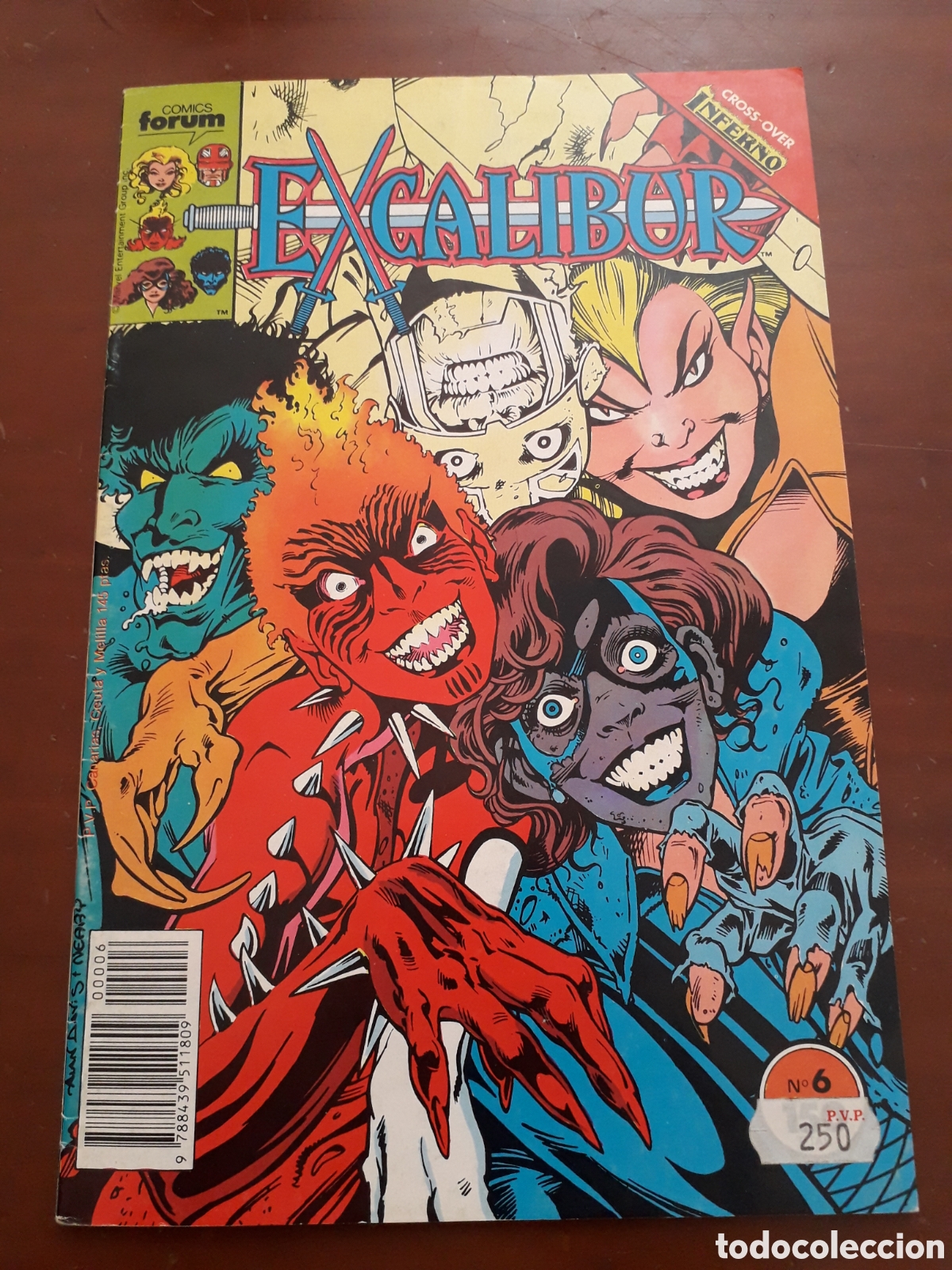 C&oacute;mics: Excalibur num 6. Crossover con Inferno - Foto 1