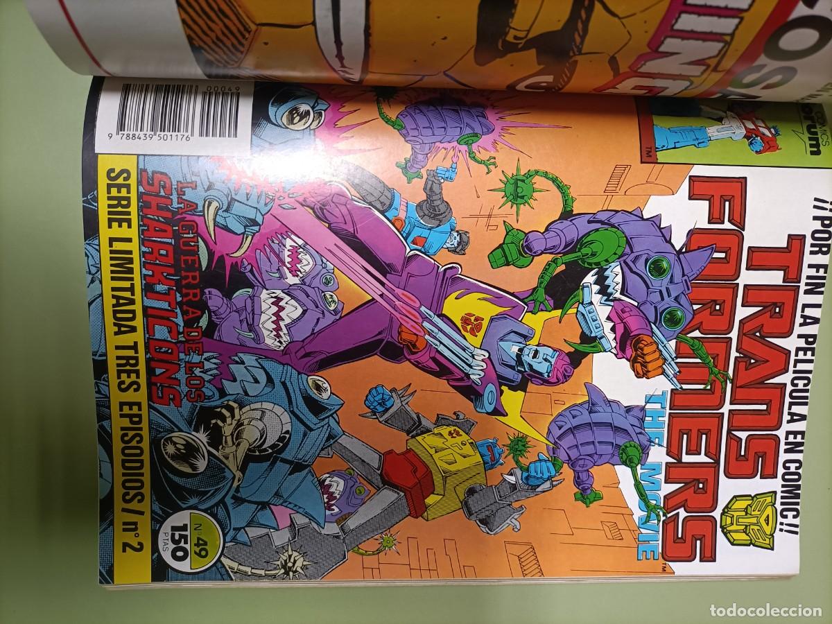 C&oacute;mics: Transformers. Retapado. 46 al 50. 1989 - Foto 6