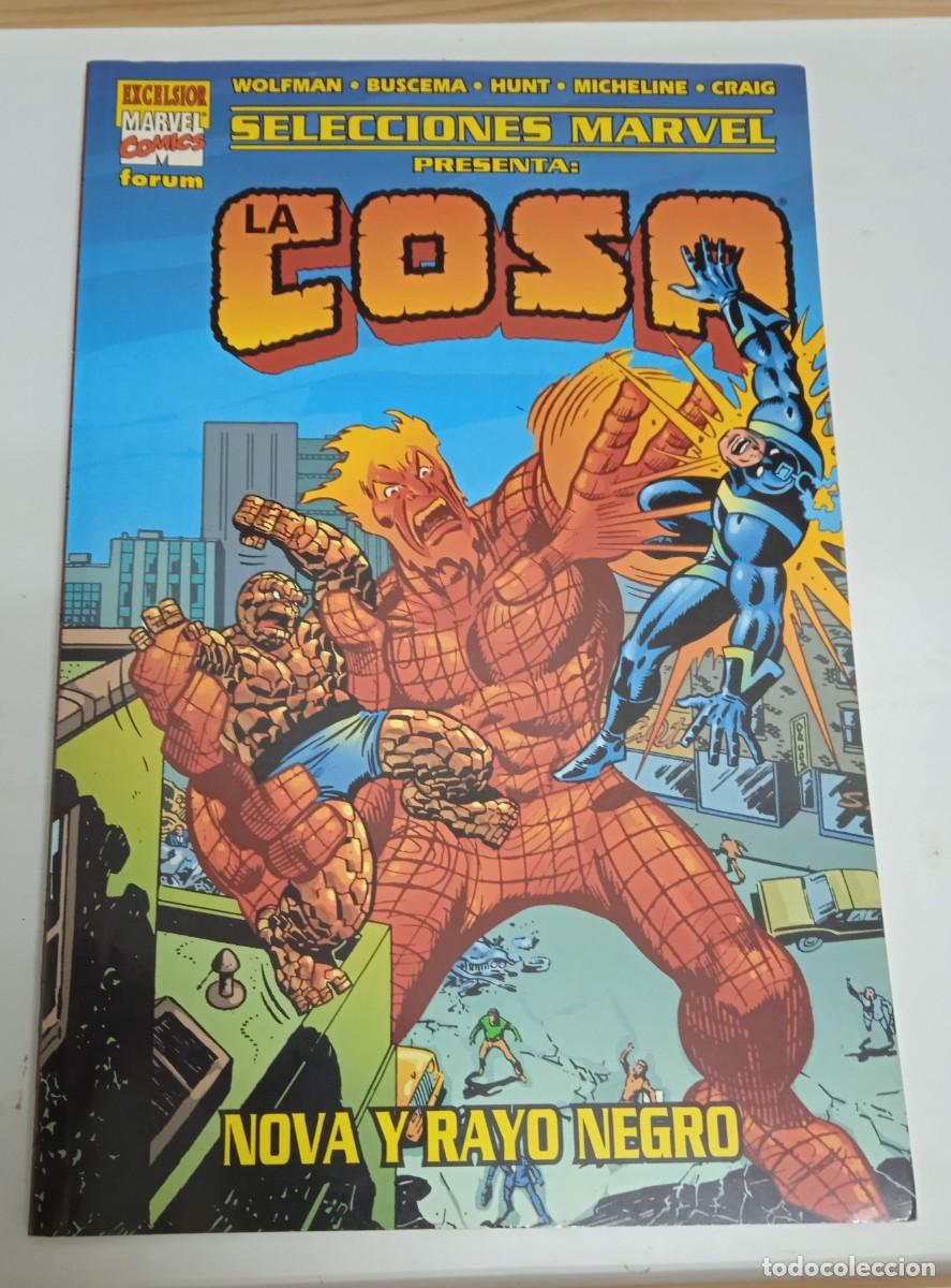 C&oacute;mics: Selecciones Marvel LA COSA: NOVA Y RAYO NEGRO. - Foto 1