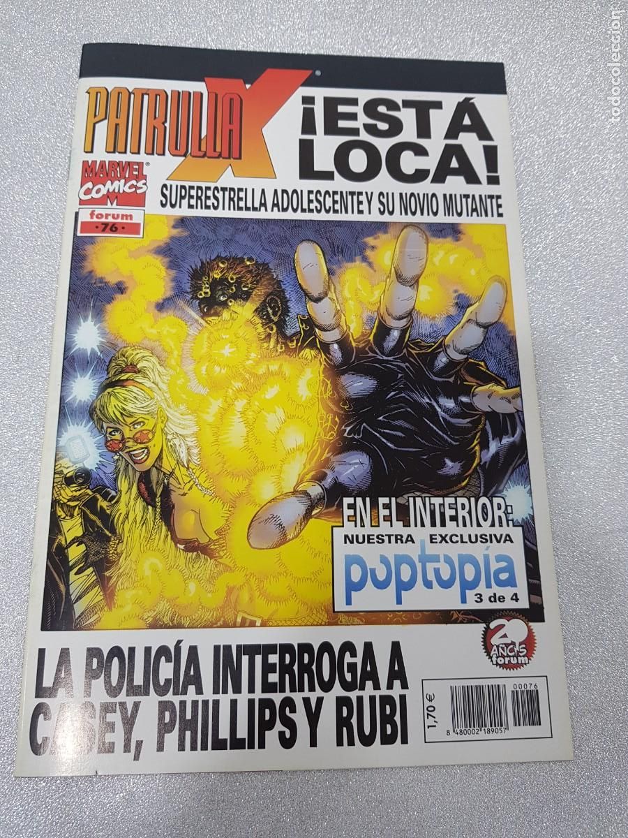 C&oacute;mics: PATRULLA X FORUM MARVEL COMICS FORUM 76 - Foto 1