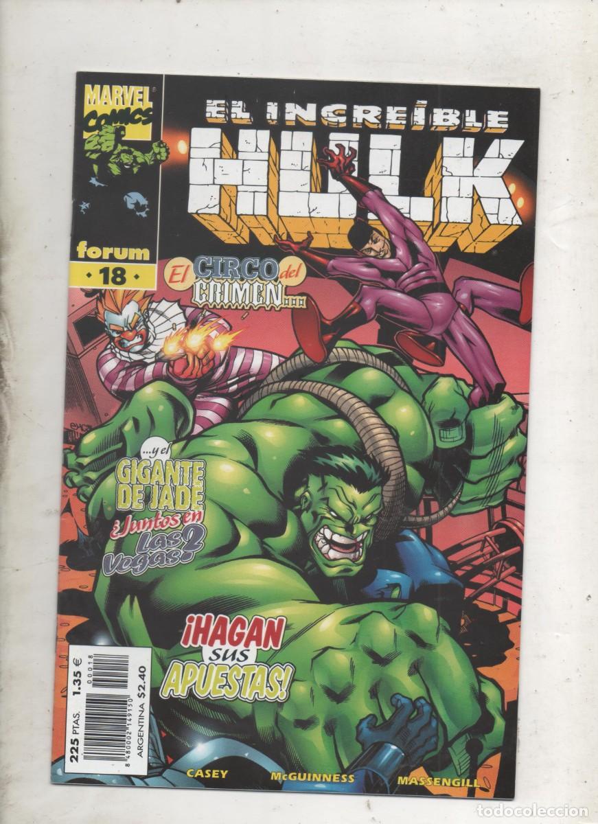 C&oacute;mics: EL INCREIBLE HULK N&ordm; 18 . FORUM -E3 - Foto 1