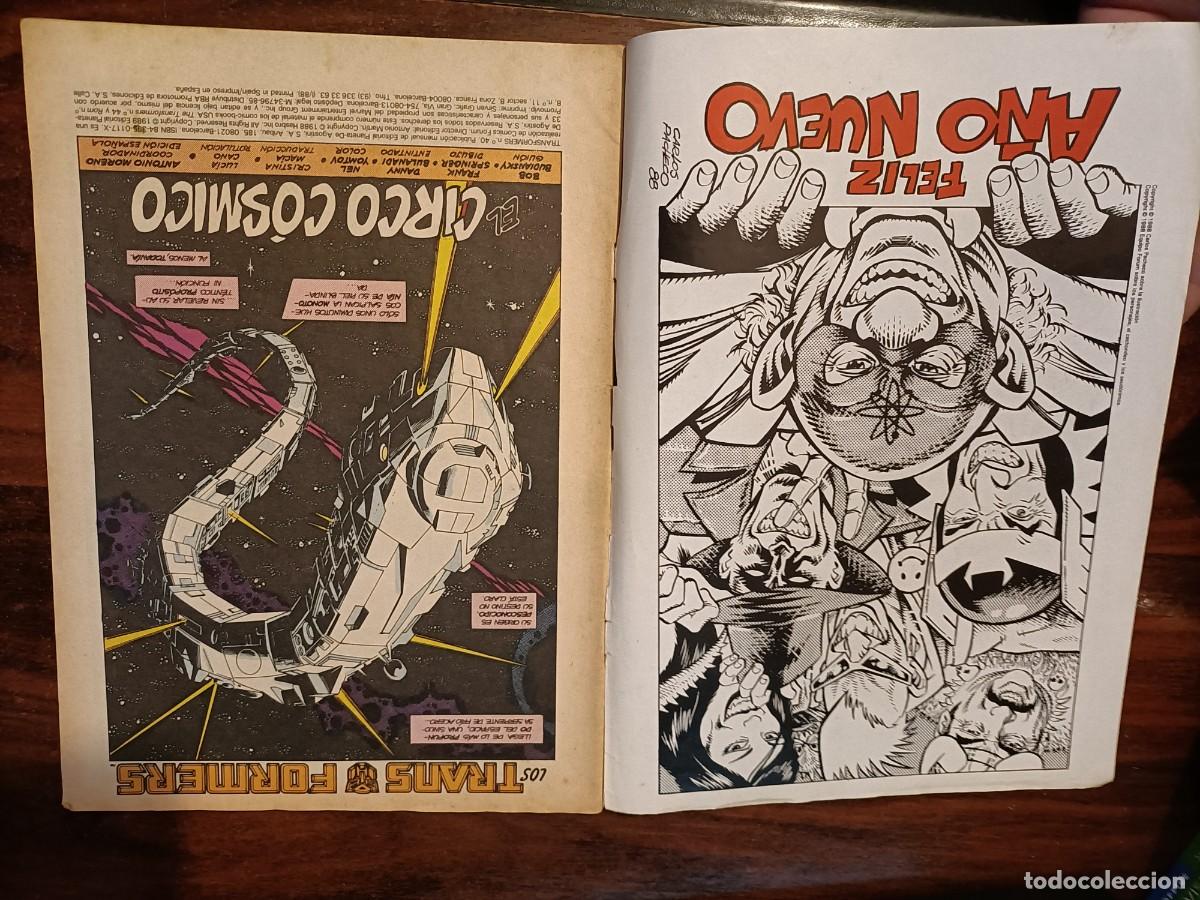 C&oacute;mics: TRANSFORMERS. CIRCO C&Oacute;SMICO. N&ordm; 40. C&Oacute;MICS FORUM. 1989 - Foto 2