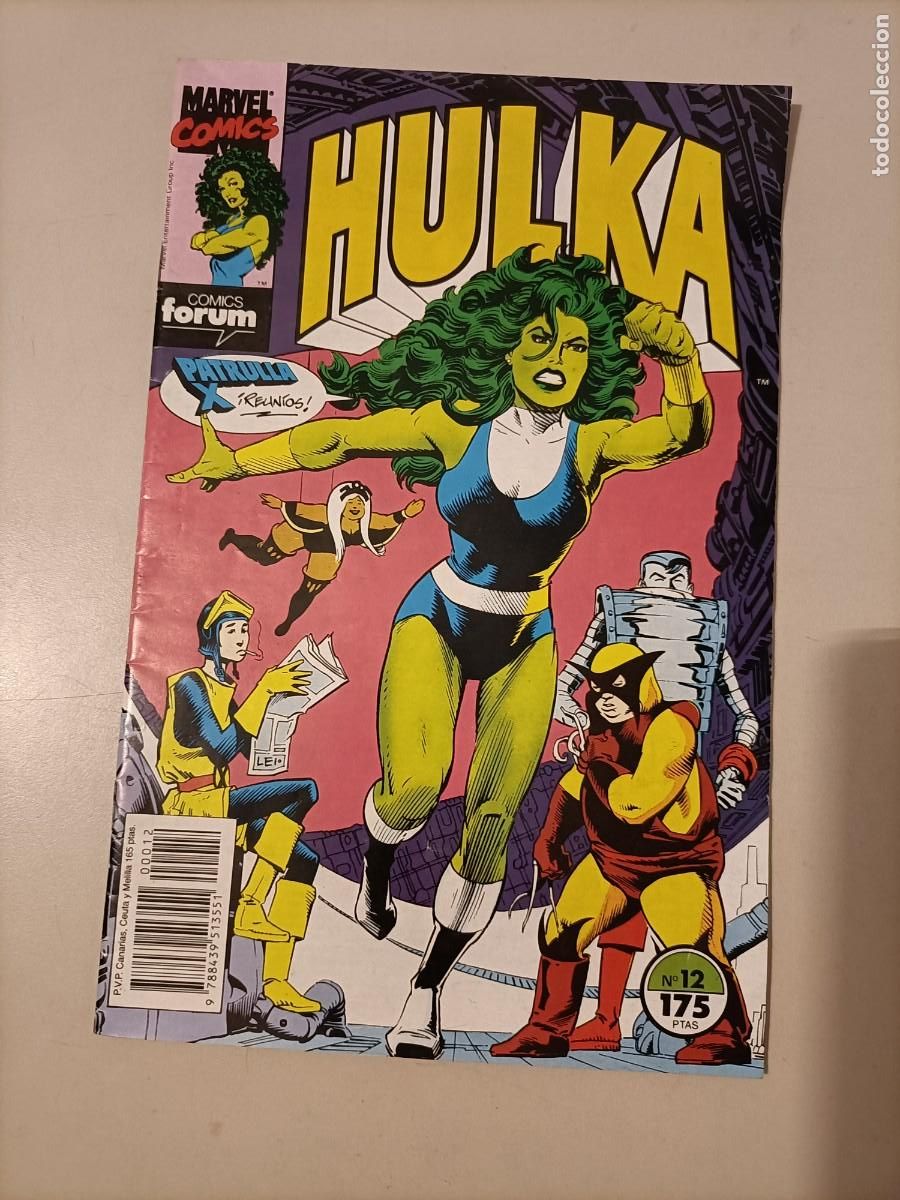 C&oacute;mics: HULKA. N&ordm; 12. MARVEL C&Oacute;MICS. C&Oacute;MICS FORUM. 1991 - Foto 1