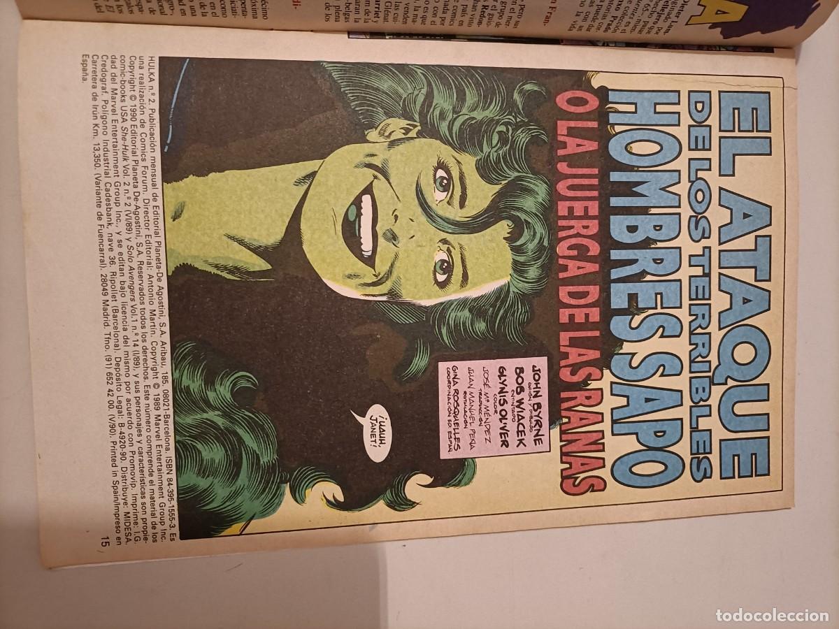 C&oacute;mics: HULKA. N&ordm; 2. MARVEL C&Oacute;MICS. C&Oacute;MICS FORUM. 1990 - Foto 2