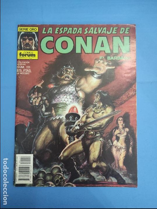C&oacute;mics: COMIC DE LA ESPADA SALVAJE DE CONAN 1&ordf; EDICION A&Ntilde;O 1991 N&ordm; 111 DE COMICS FORUM - Foto 1