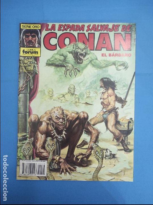 C&oacute;mics: COMIC DE LA ESPADA SALVAJE DE CONAN 1&ordf; EDICION A&Ntilde;O 1990 N&ordm; 113 DE COMICS FORUM - Foto 1