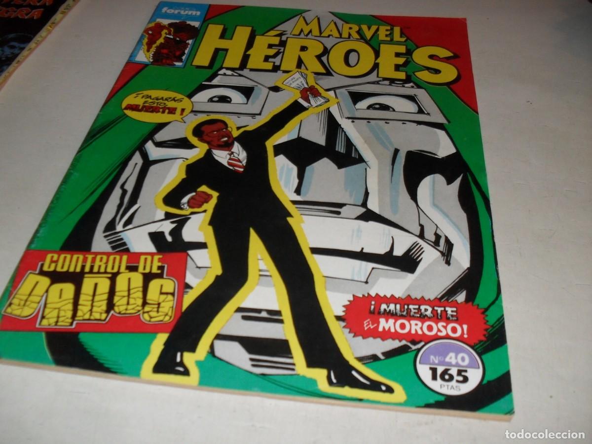 Comics: MARVEL HEROES 40 CONTROL DE DA&Ntilde;OS,(DE 84),FORUM,1987.DE KIOSKO