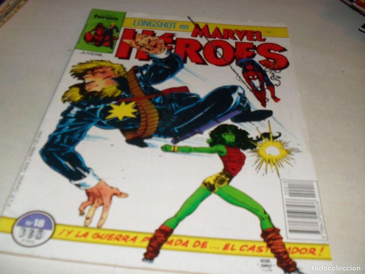 C&oacute;mics: MARVEL HEROES 18 LONGSHOT,DE ARTHUR ADAMS,(DE 84),FORUM,1987 - Foto 1