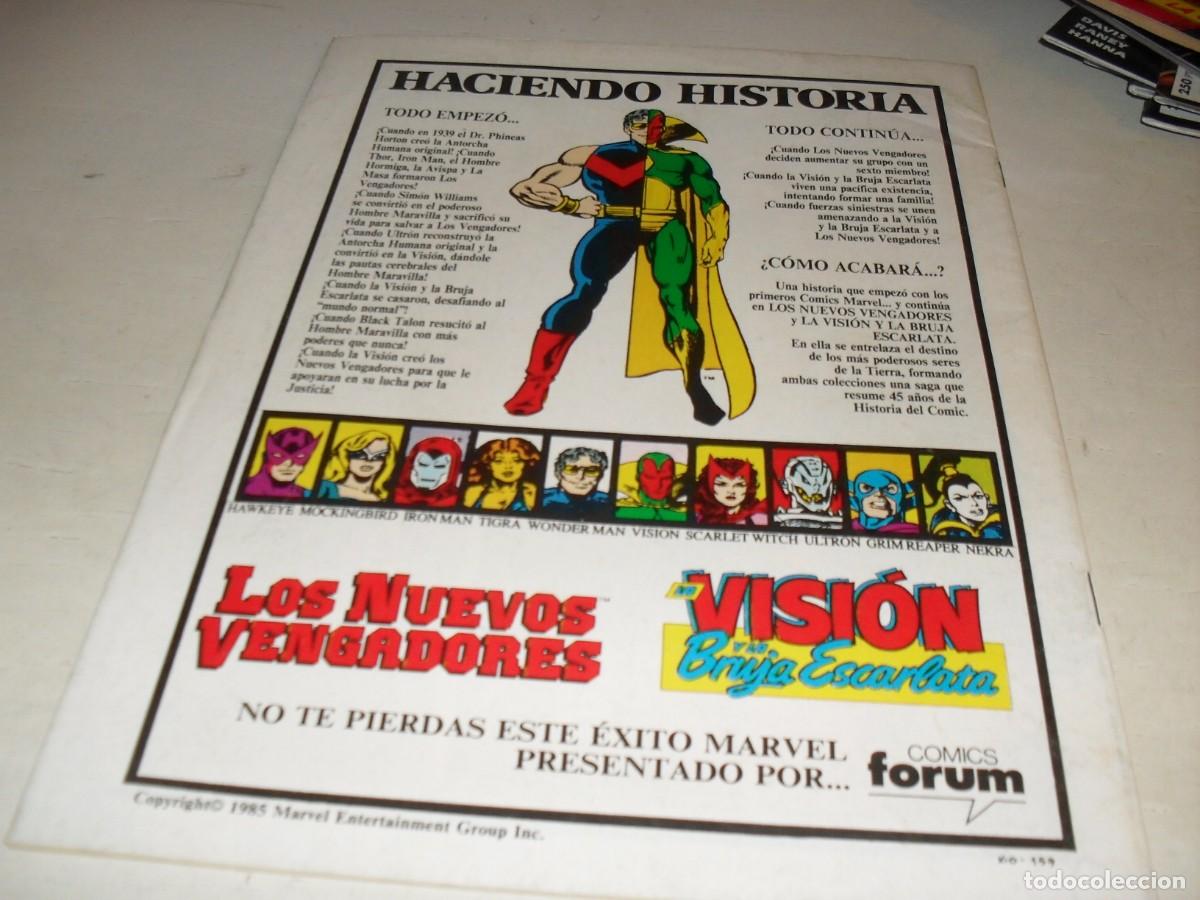 C&oacute;mics: MARVEL HEROES 18 LONGSHOT,DE ARTHUR ADAMS,(DE 84),FORUM,1987 - Foto 2