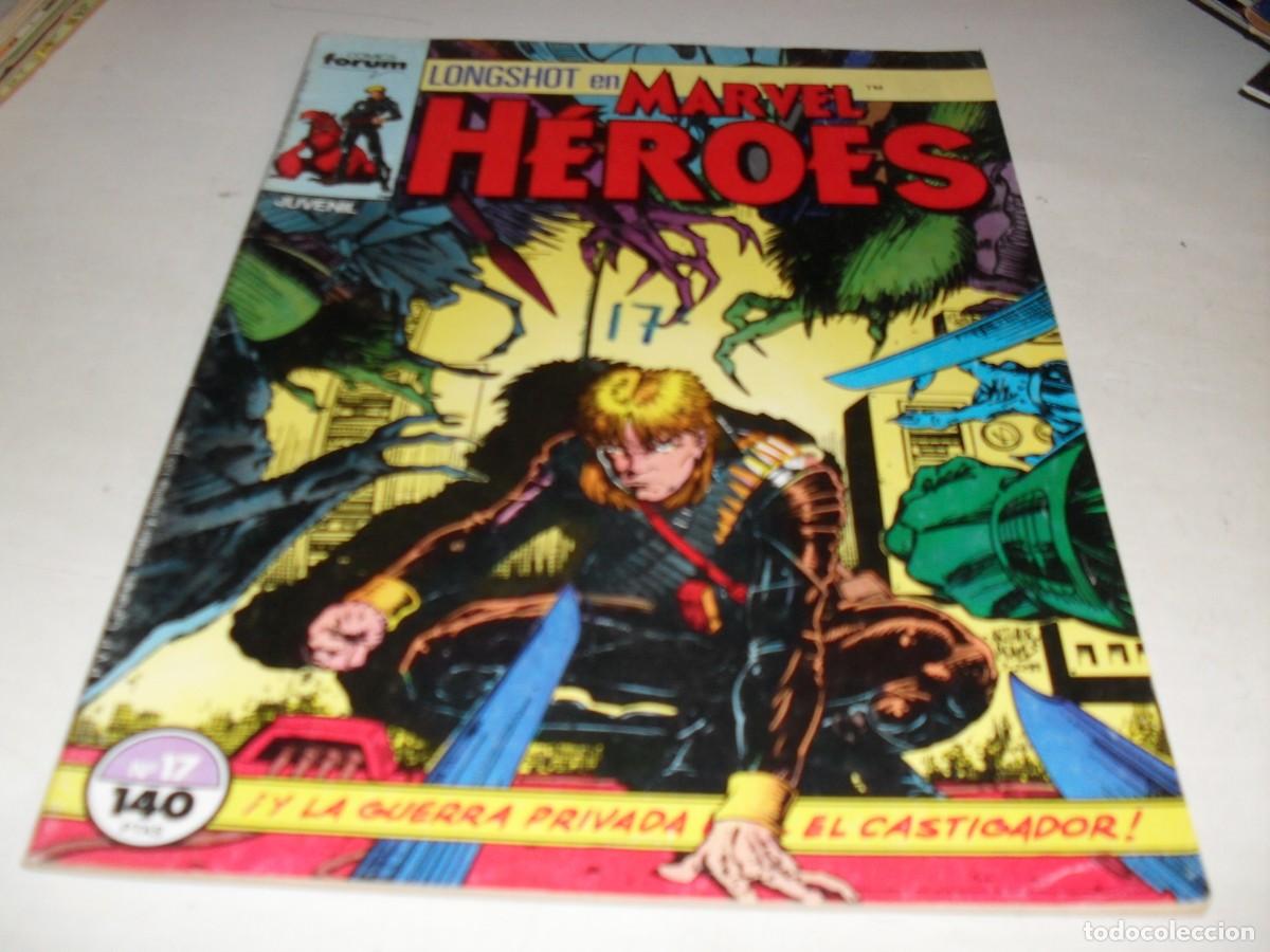 C&oacute;mics: MARVEL HEROES 17 LONGSHOT,DE ARTHUR ADAMS,(DE 84),FORUM,1987 - Foto 1