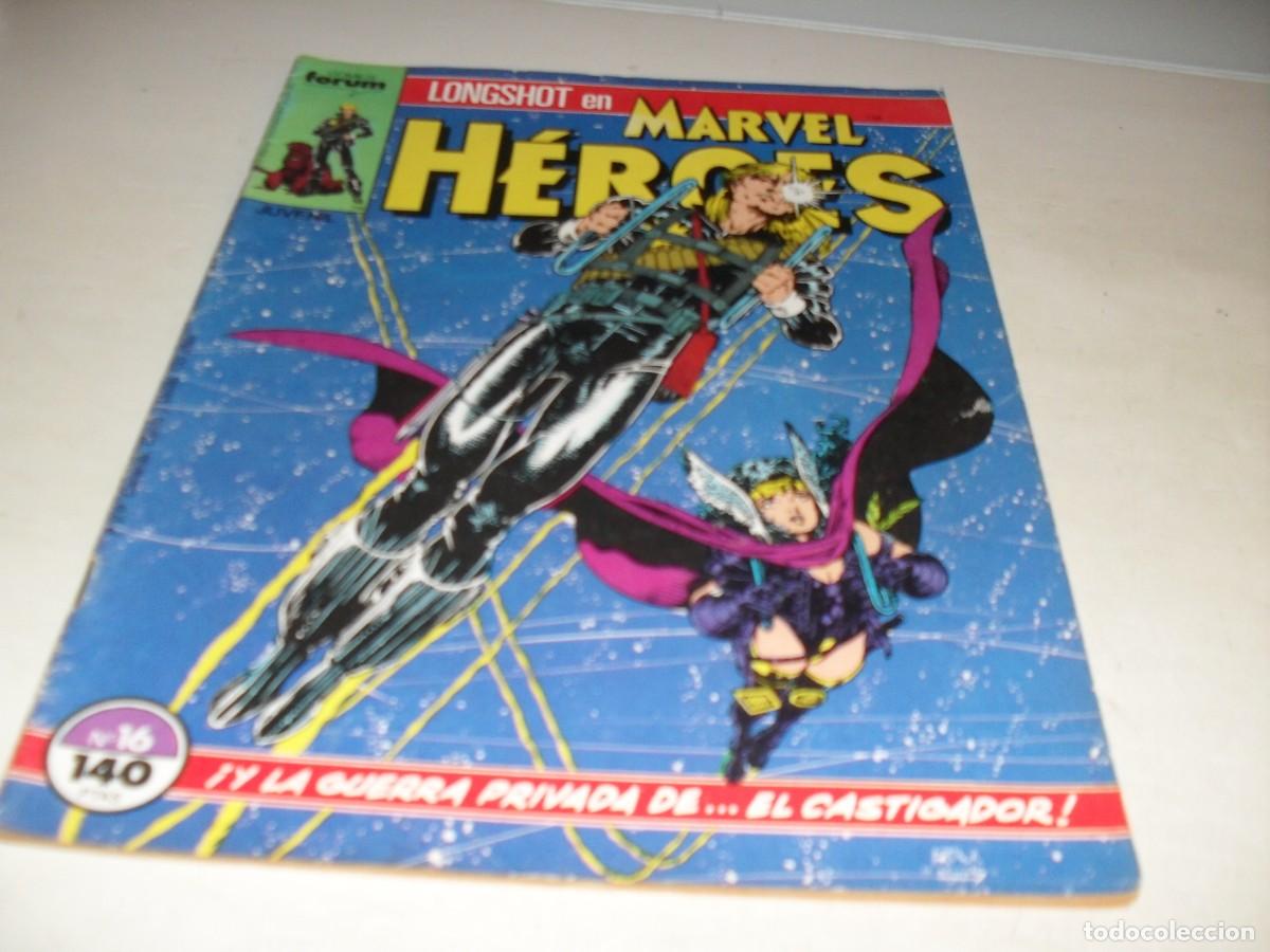 C&oacute;mics: MARVEL HEROES 16 LONGSHOT,DE ARTHUR ADAMS,(DE 84),FORUM,1987 - Foto 1