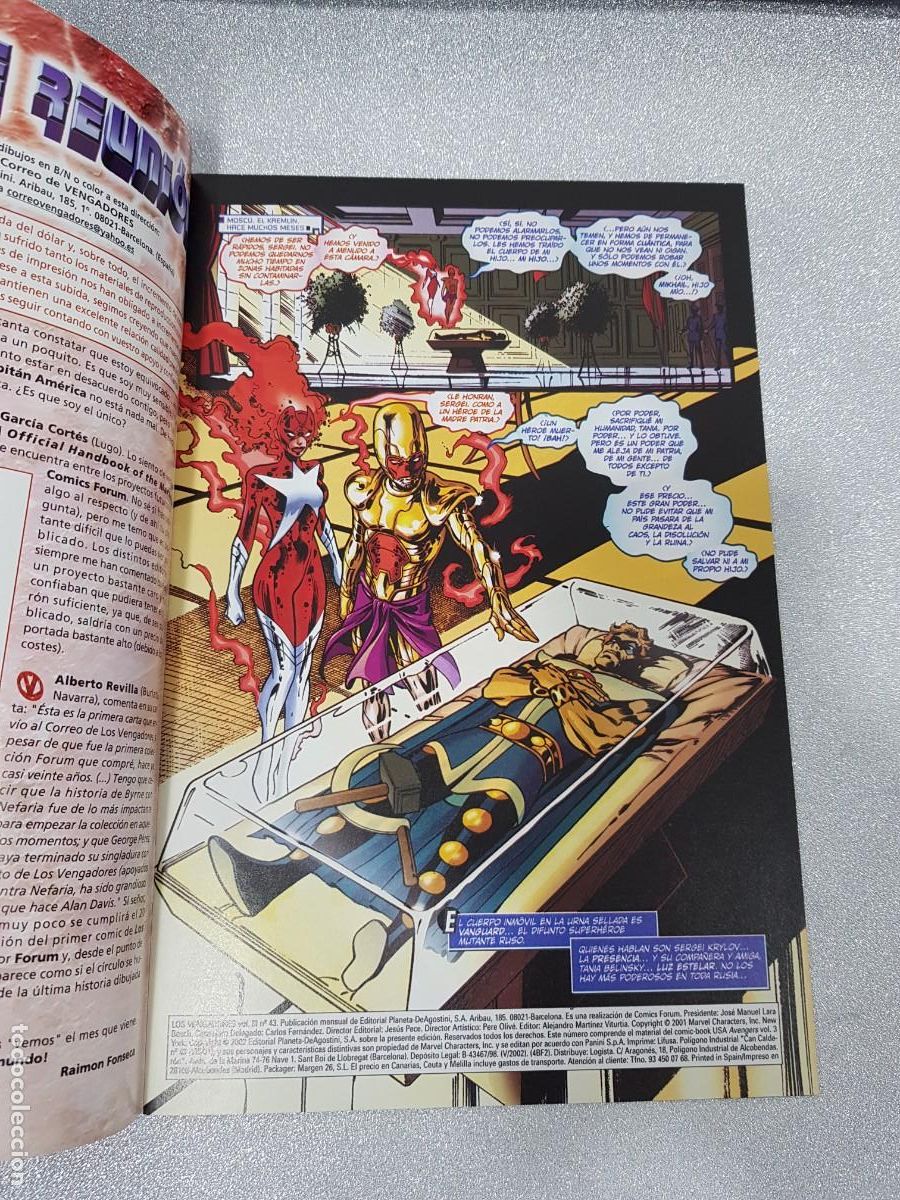 C&oacute;mics: LOS VENGADORES MARVEL COMICS FORUM 43 - Foto 2