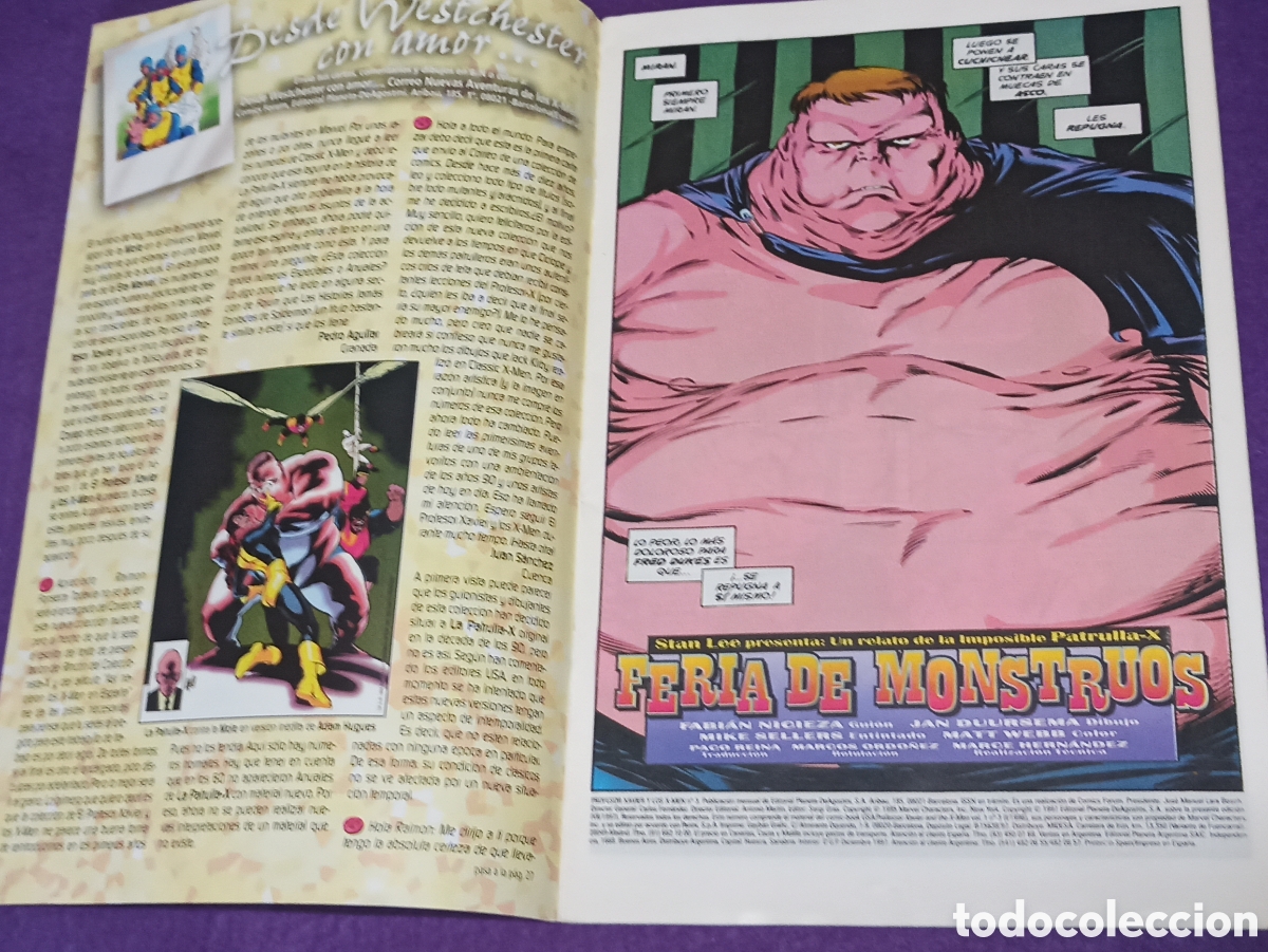 C&oacute;mics: MARVEL C&Oacute;MICS - FORUM, N&deg;3 - PROFESOR XAVIER Y LOS X-MEN - A&Ntilde;O 1995 - LA MOLE - Foto 3