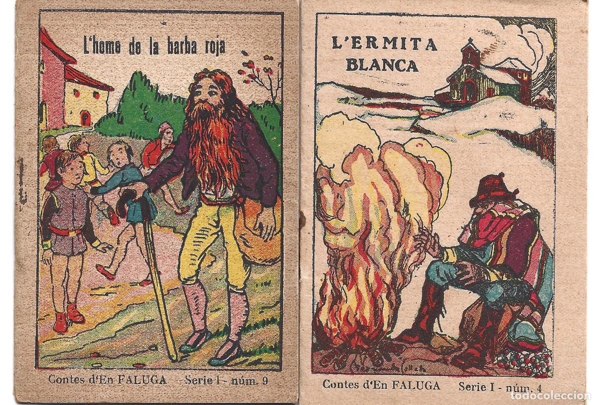 Comics: DOS CONTES EDICION FALUGA SERIE 1 N&ordm; 4 - 9 L &acute;ERMITA BLAMCA Y L &acute;HOMBRE DE LA BARBA ROJA EN CATALAN