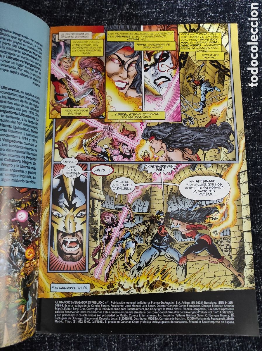 C&oacute;mics: ULTRAFORCE VENGADORES, - PRELUDIO. -ED. FORUM - Foto 2