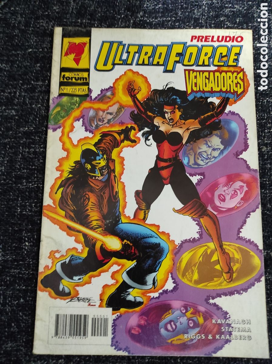 C&oacute;mics: ULTRAFORCE VENGADORES, - PRELUDIO. -ED. FORUM - Foto 1