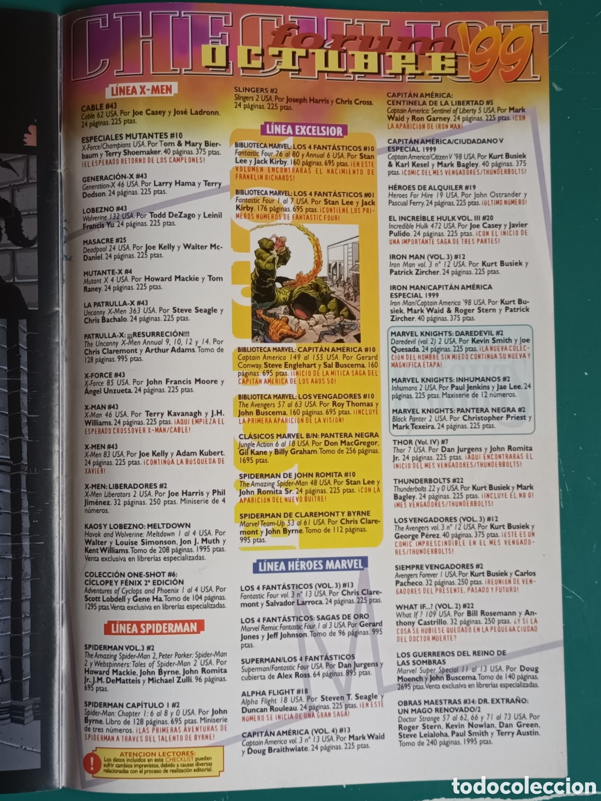 C&oacute;mics: Marvel Knights Inhumanos vol 1 N&deg; 2 FORUM - MARVEL 1999 - Foto 4