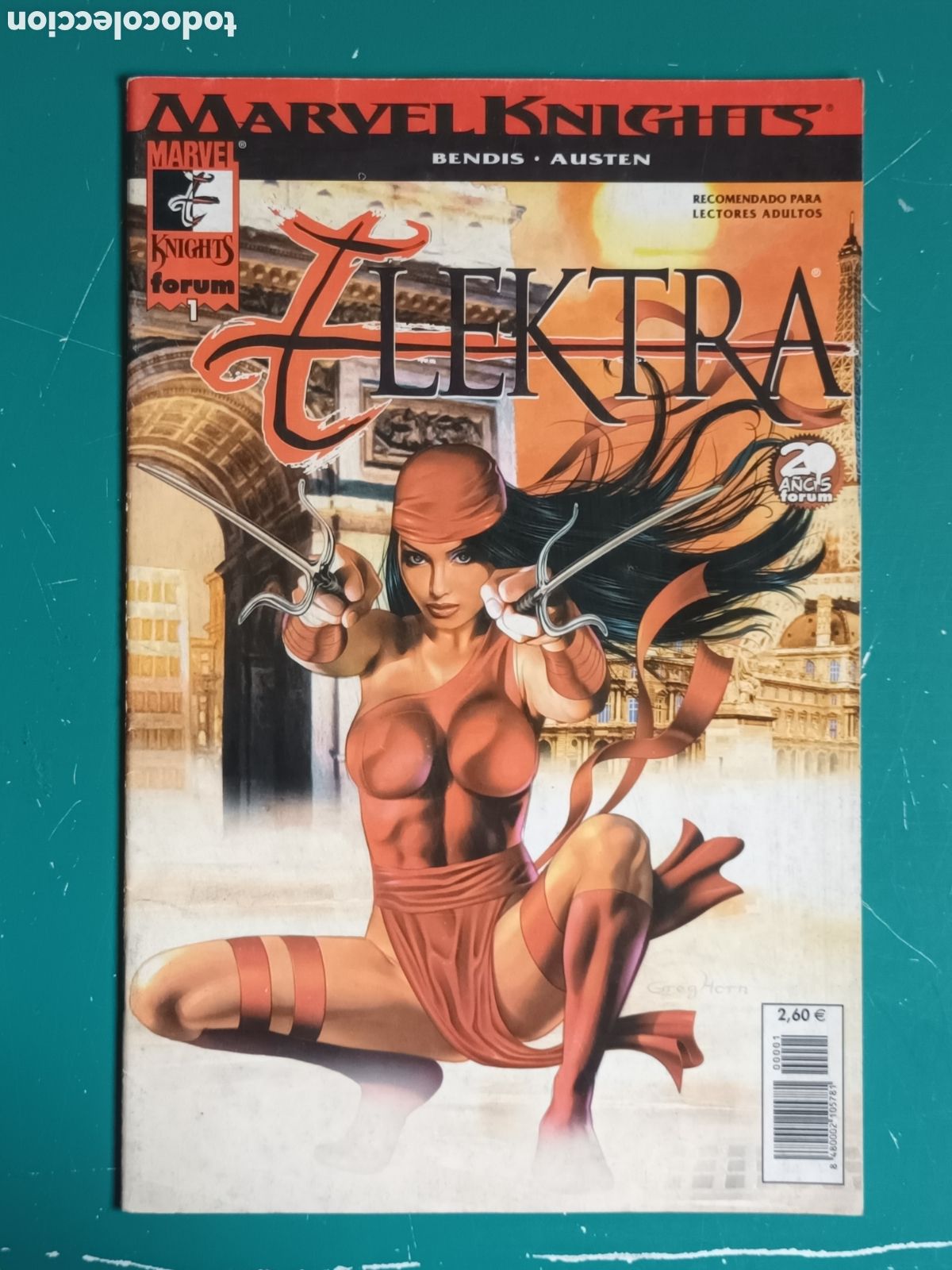 C&oacute;mics: Marvel Knights Elektra vol 1 N&deg; 1 FORUM - MARVEL 2002 - Foto 1