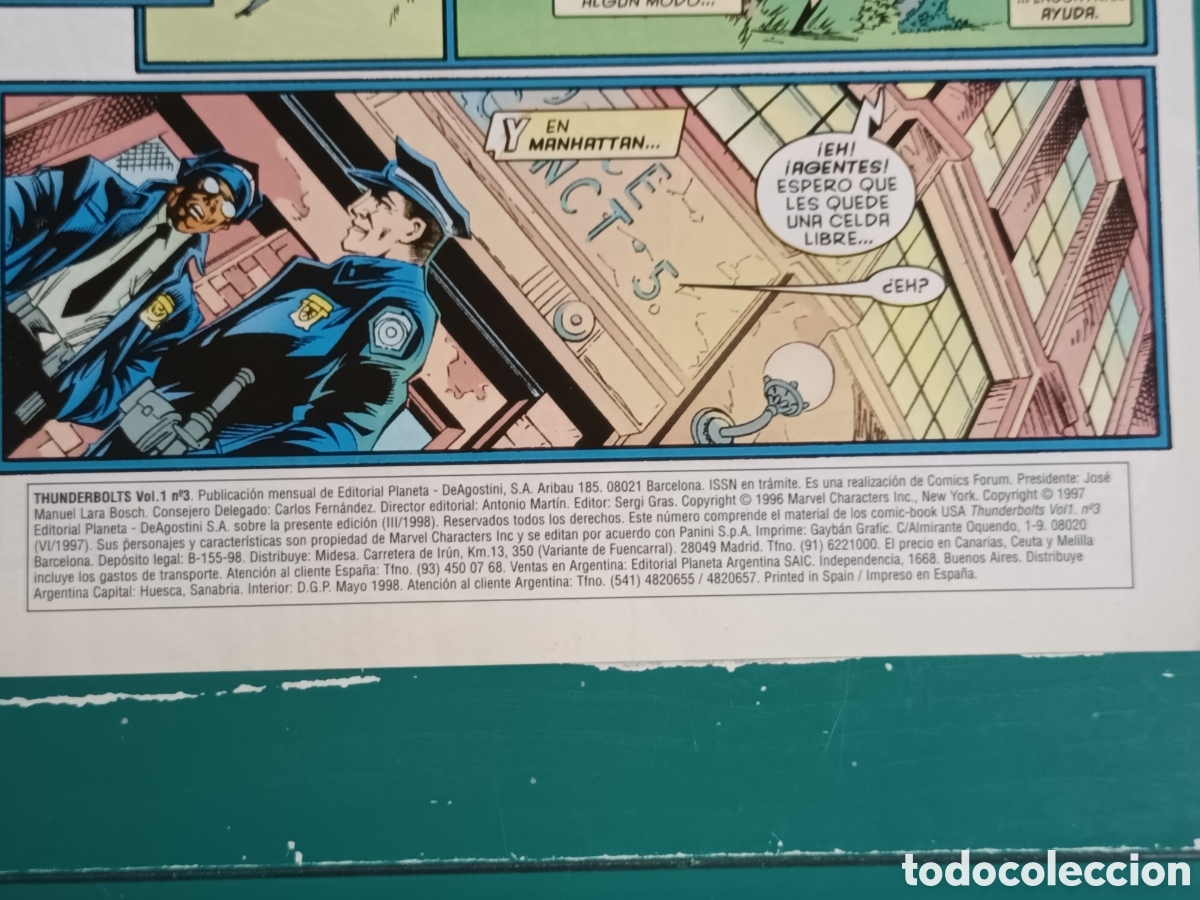 C&oacute;mics: Thunderbolts vol 1 N&deg; 3 FORUM - MARVEL 1998 Viuda Negra - Foto 2