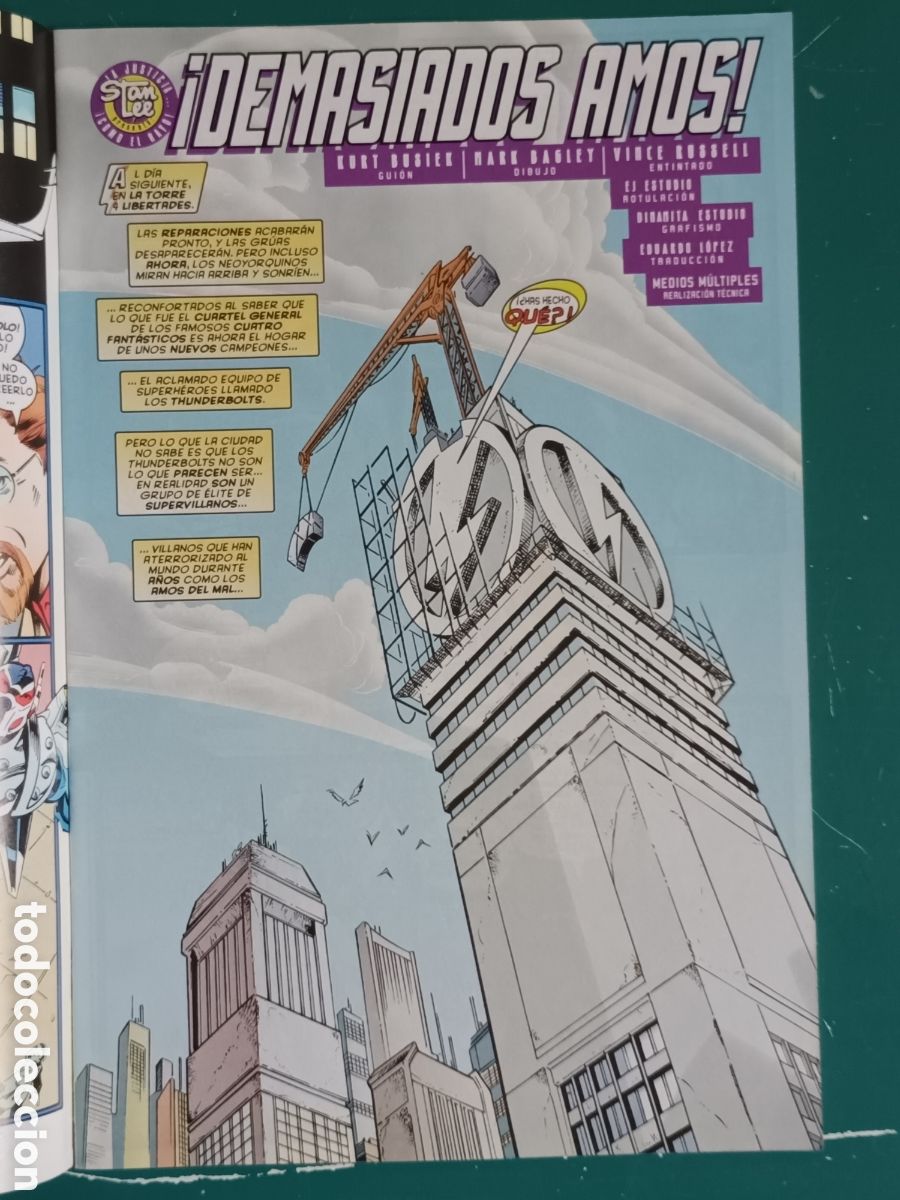 C&oacute;mics: Thunderbolts vol 1 N&deg; 3 FORUM - MARVEL 1998 Viuda Negra - Foto 3