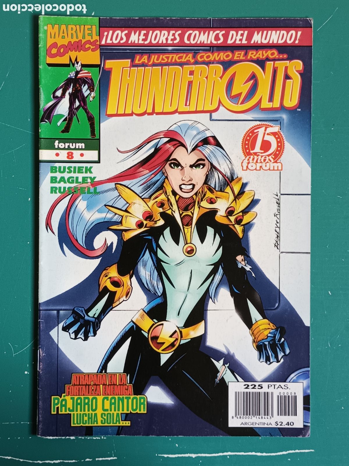 C&oacute;mics: Thunderbolts vol 1 N&deg; 8 FORUM - MARVEL 1998 Spiderman Daredevil - Foto 1