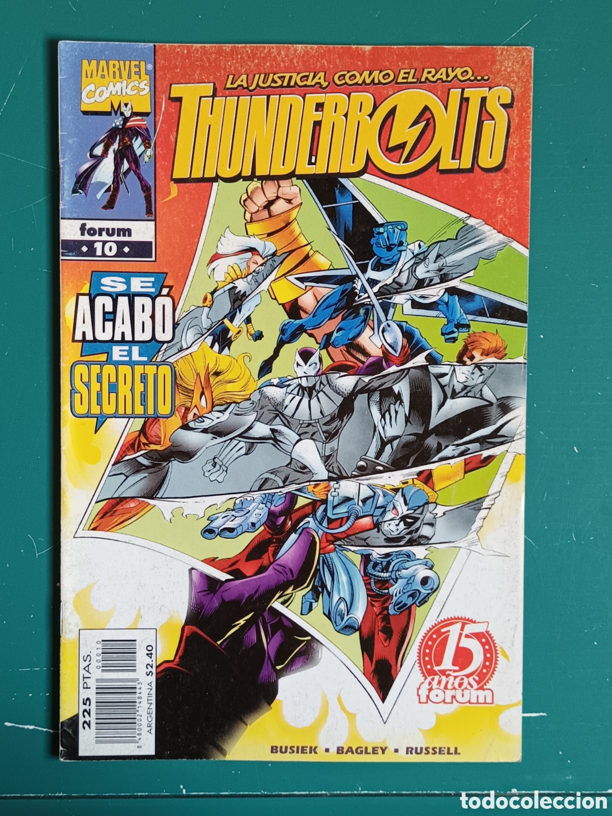 C&oacute;mics: Thunderbolts vol 1 N&deg; 10 FORUM - MARVEL 1998 Ojo de Halcon - Foto 1