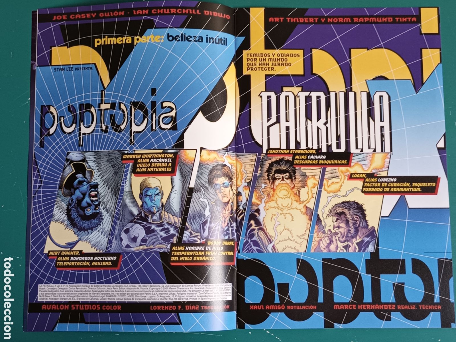 C&oacute;mics: Patrulla X vol 2 N&deg; 74 FORUM - MARVEL 2002 Poptopia - Foto 3