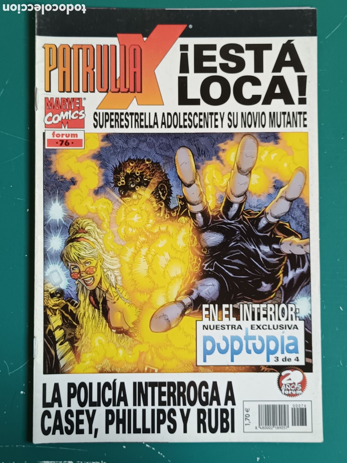 C&oacute;mics: Patrulla X vol 2 N&deg; 76 FORUM - MARVEL 2002 Poptopia - Foto 1