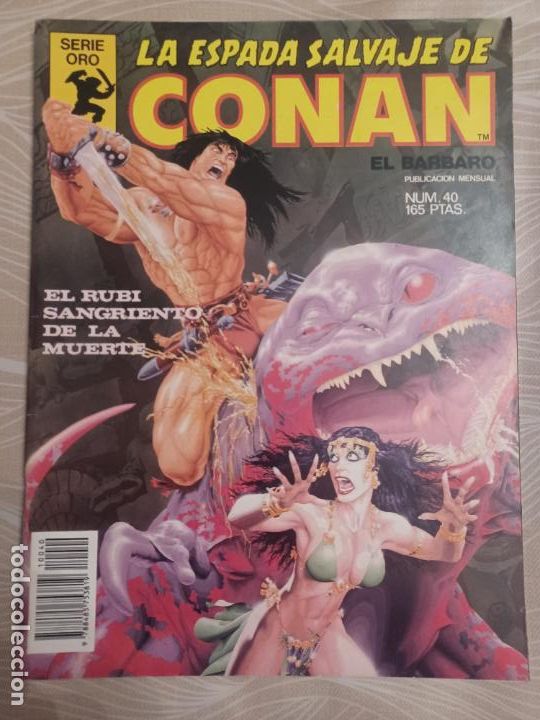 C&oacute;mics: LA ESPADA SALVAJE DE CONAN N&ordm; 40 1 &ordf; EDICION FORUM - Foto 1