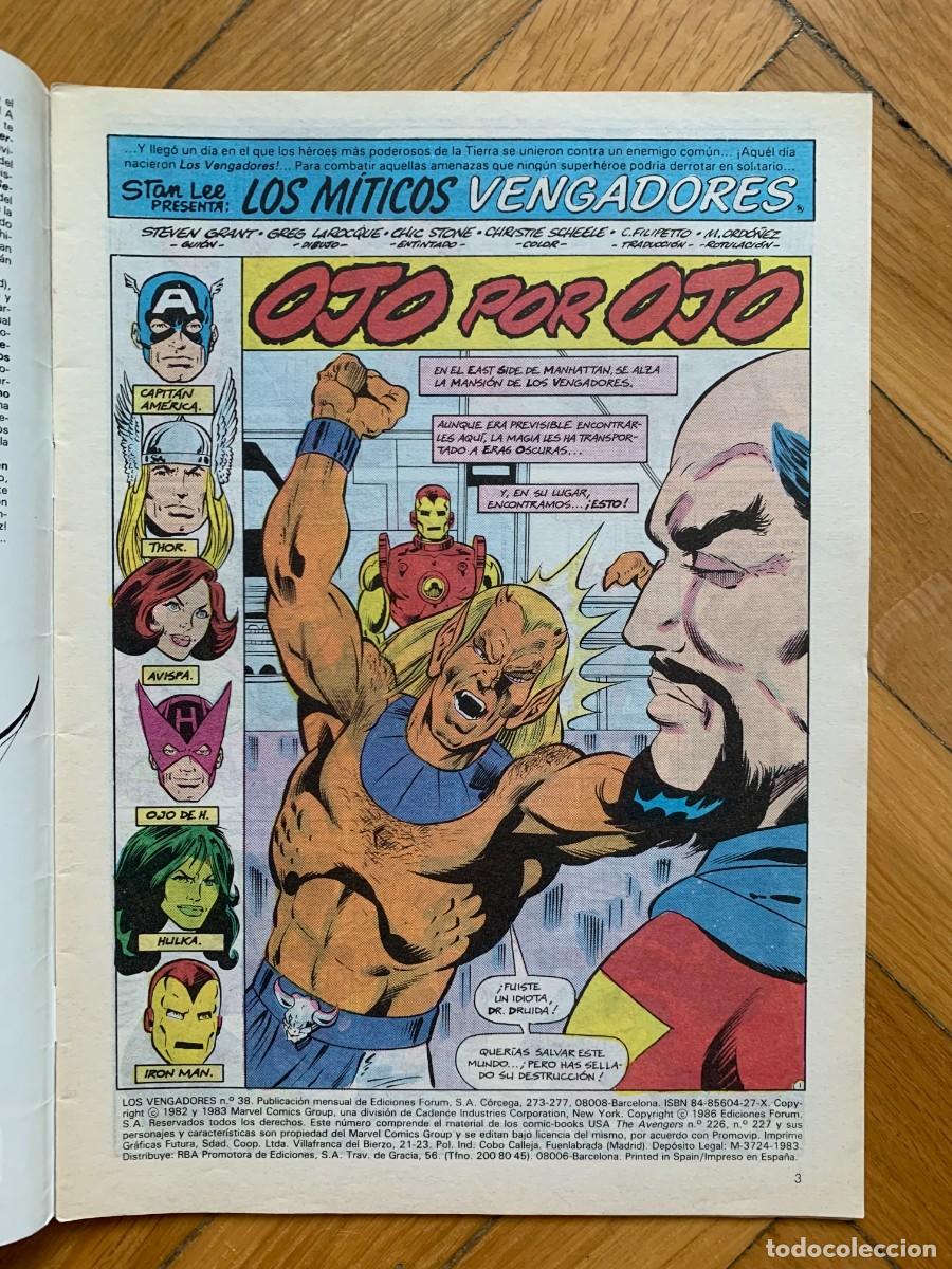 C&oacute;mics: Vengadores 38 - Excelente Estado - Foto 2