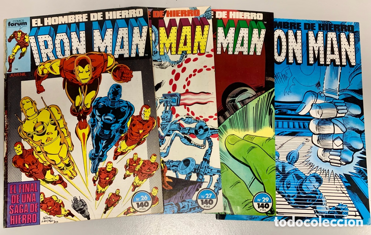 C&oacute;mics: Iron Man. Lote nums 26, 27, 29, 30. - Foto 1