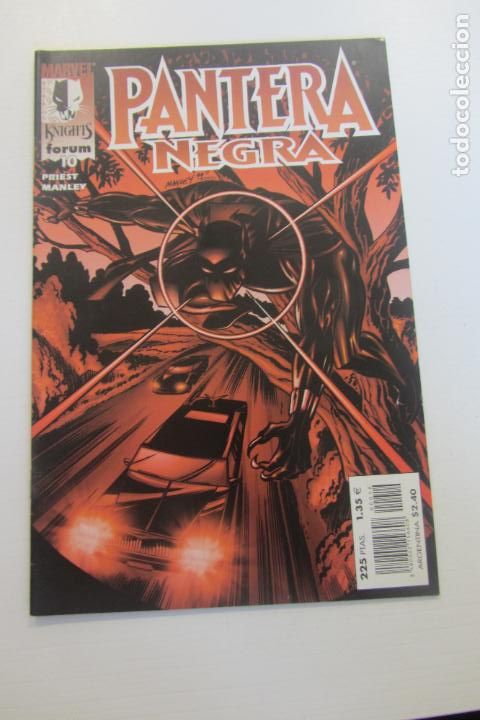 C&oacute;mics: MARVEL KNIGHTS PANTERA NEGRA N&ordm; 10 / FORUM sdx64 - Foto 1