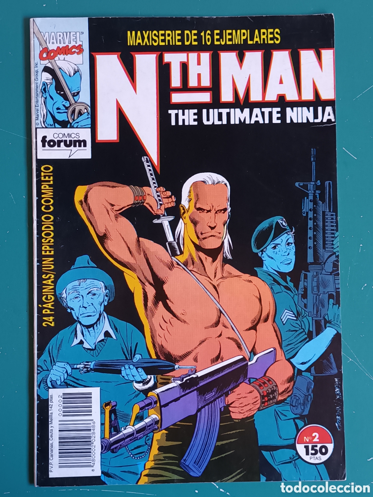 C&oacute;mics: Nth Man The Ultimate Ninja N&deg; 2 FORUM - MARVEL 1991 - Foto 1
