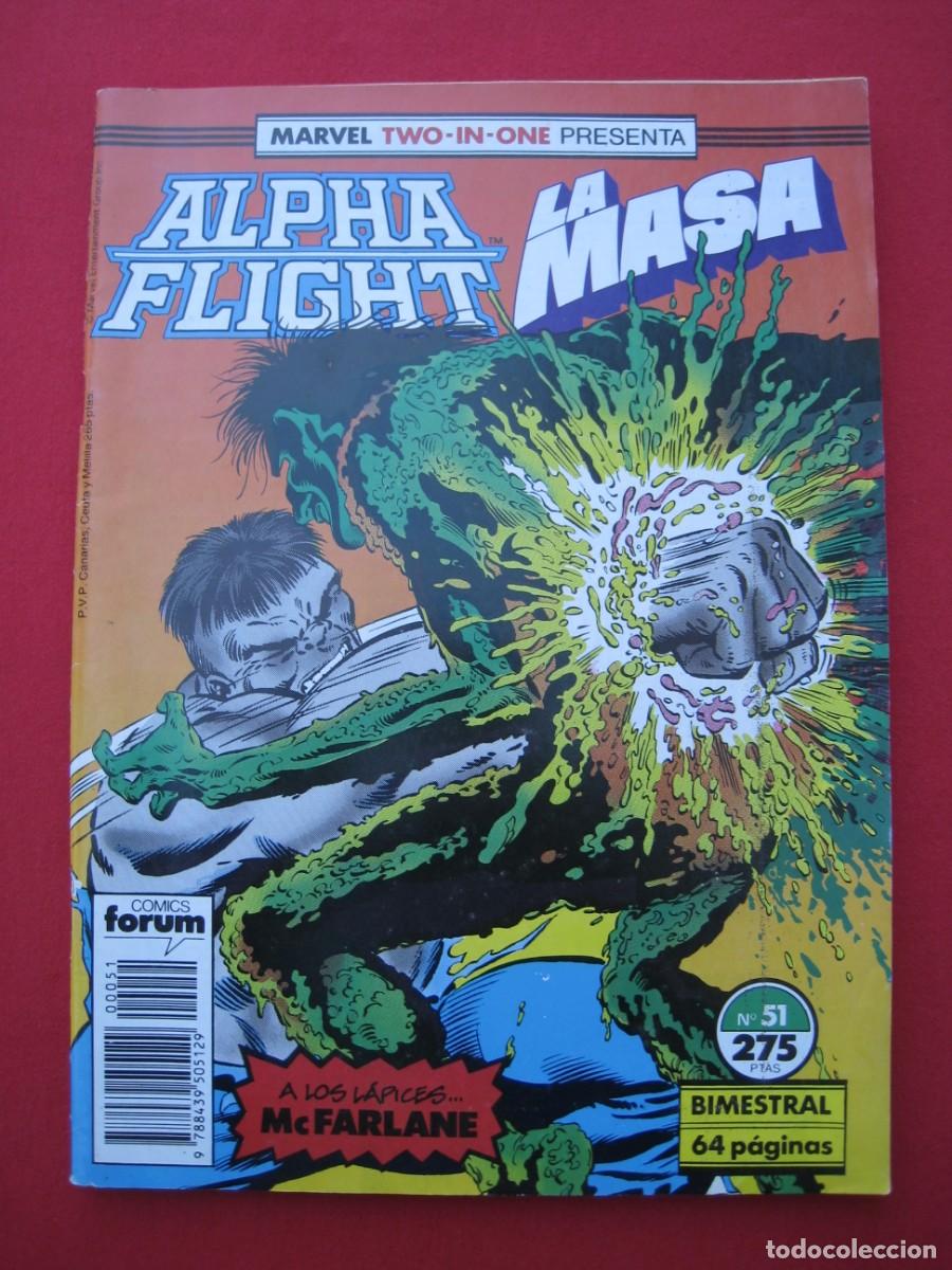 C&oacute;mics: MARVEL TWO-IN-ONE - ALPHA FLIGHT - LA MASA - N&ordm; 51 - FORUM. - Foto 1