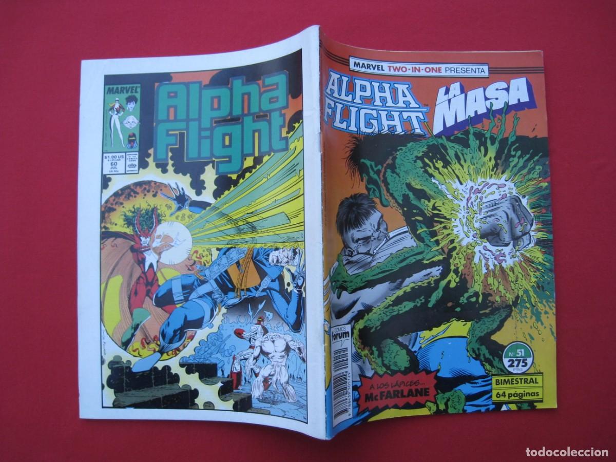 C&oacute;mics: MARVEL TWO-IN-ONE - ALPHA FLIGHT - LA MASA - N&ordm; 51 - FORUM. - Foto 2