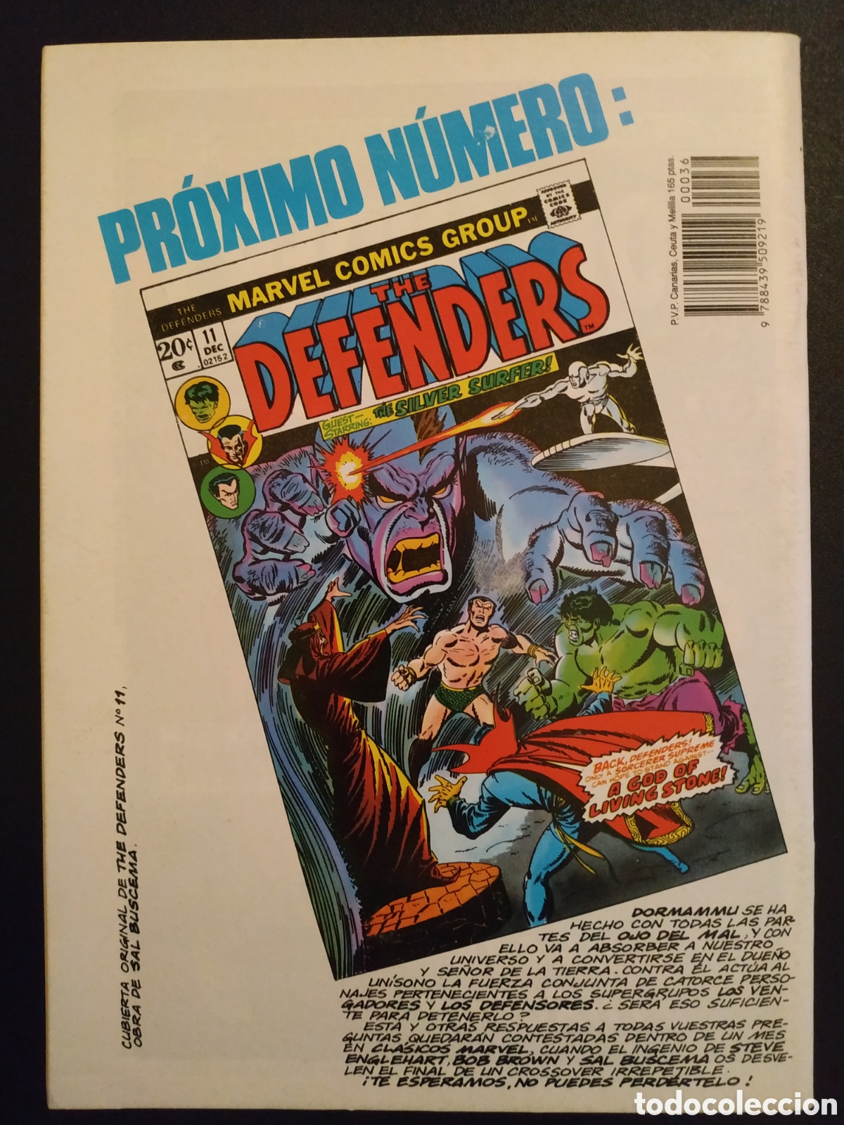C&oacute;mics: CLASICOS MARVEL LUCHA A MUERTE - COMICS FORUM N36 - CO65 - Foto 2
