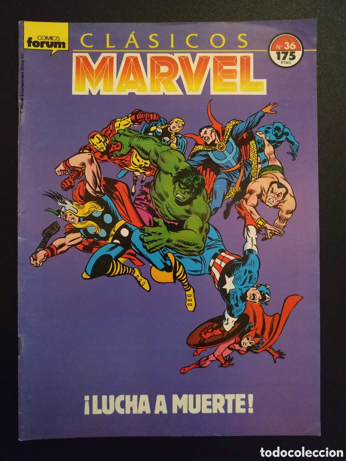 C&oacute;mics: CLASICOS MARVEL LUCHA A MUERTE - COMICS FORUM N36 - CO65 - Foto 1