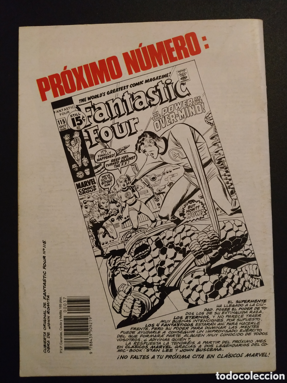 C&oacute;mics: CLASICOS MARVEL LA BATALLA FINAL - COMICS FORUM N 37 - CO68 - Foto 2