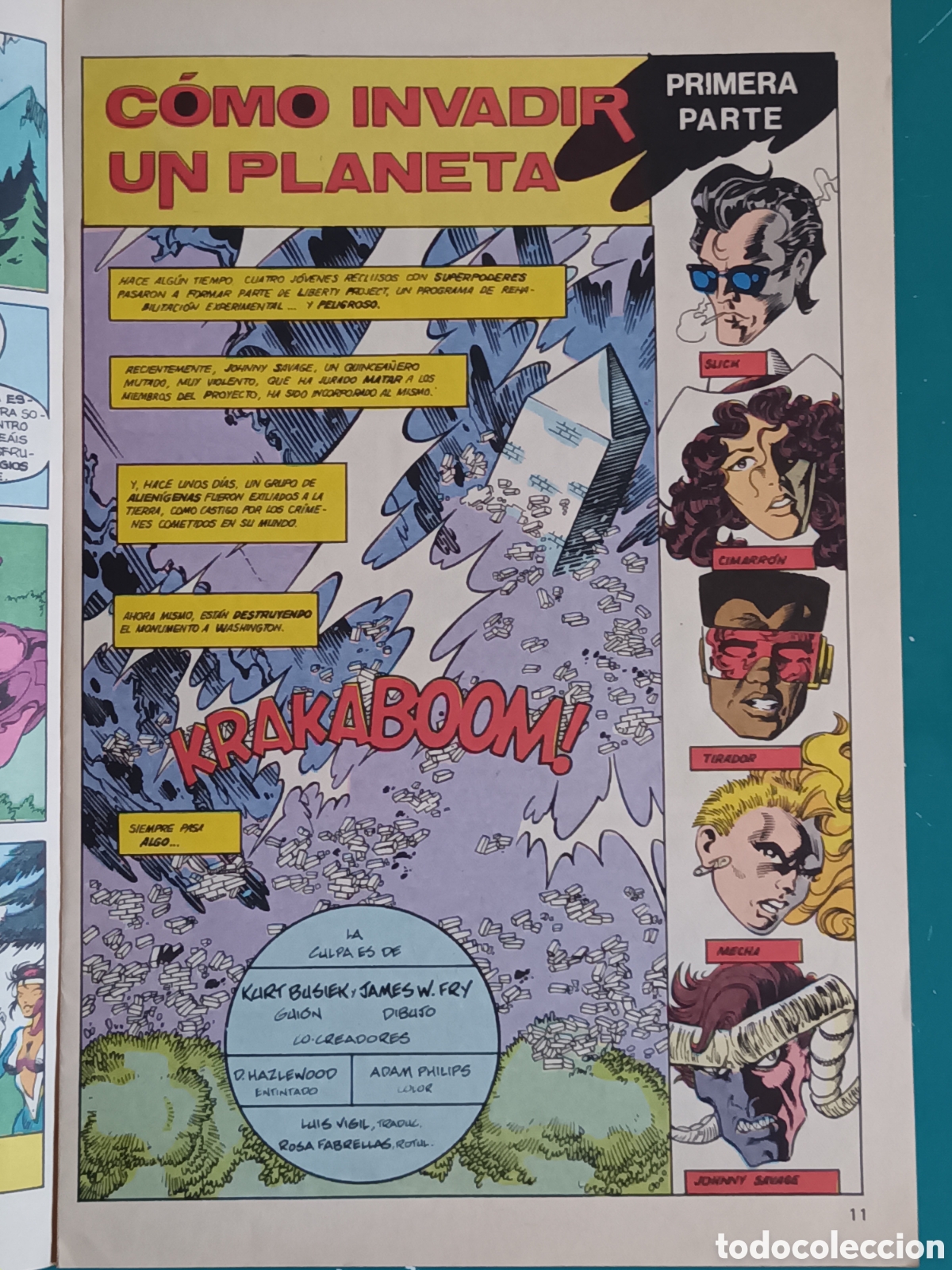 C&oacute;mics: Liberty Project N&deg; 4 FORUM - ECLIPSE COMICS 1990 - Foto 4
