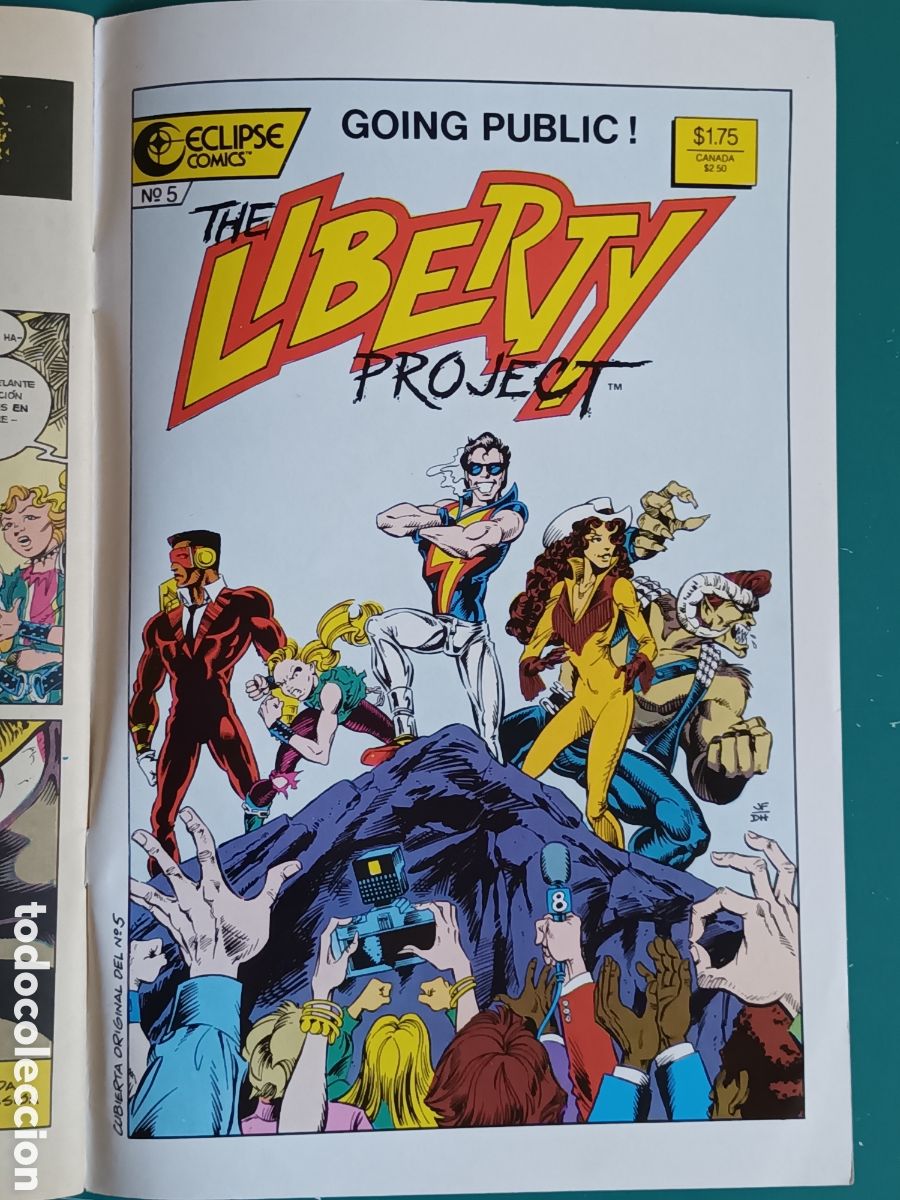 C&oacute;mics: Liberty Project N&deg; 4 FORUM - ECLIPSE COMICS 1990 - Foto 10