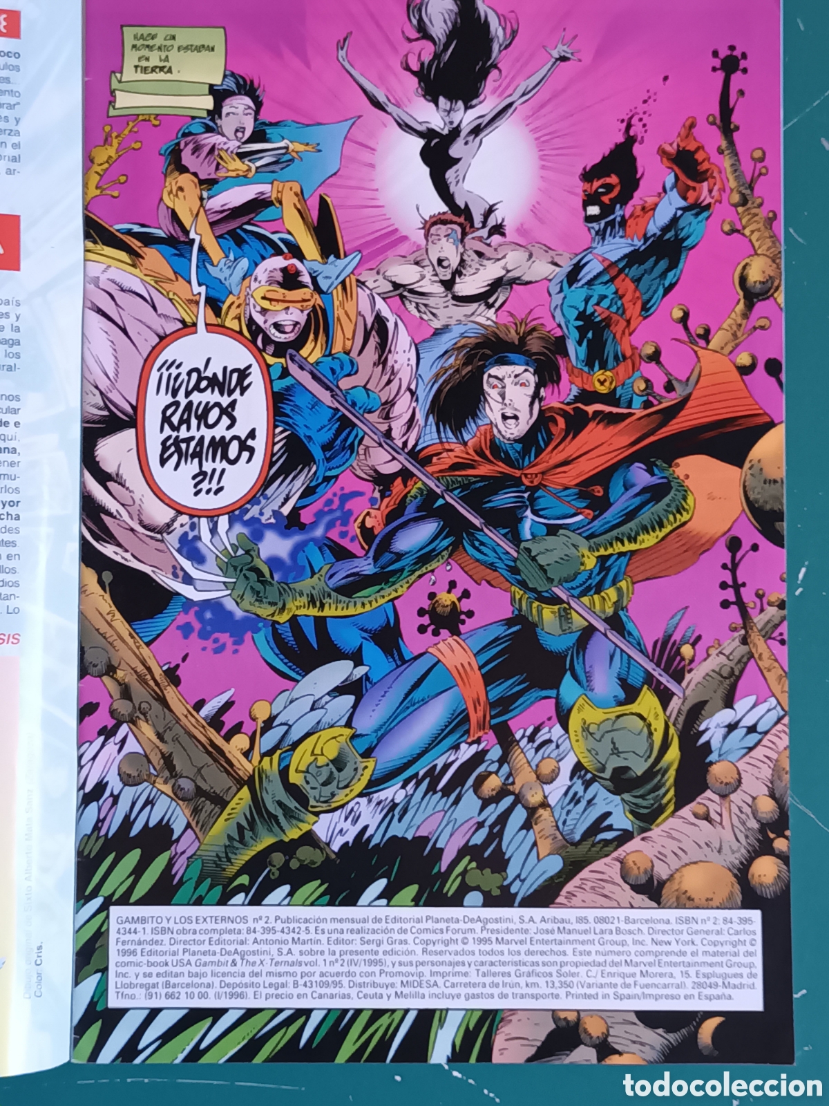 C&oacute;mics: Gambito y los externos N&deg; 2 FORUM - MARVEL 1996 Era de apocalipsis - Foto 2